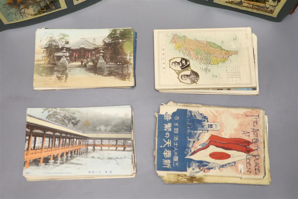 China, Japan and S.E Asia, early 20th century - an album of postcards, including views of the Imperial Summer Palace, and loose postcar